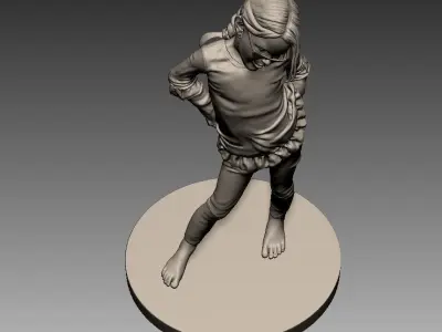 Girl Sculpture 3D print model