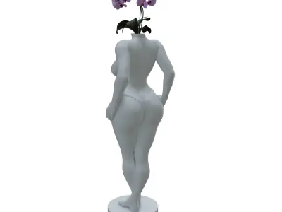 FLOWERPOT VESSEL ELEGANT TOUCH 05 Free 3D print model