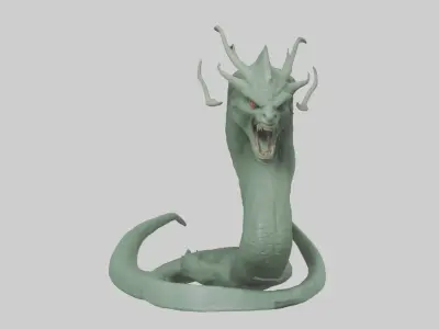 Gorgon Model Low-poly 3D model
