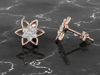 Jewelry Earring 3D print model