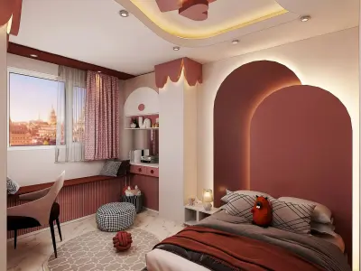 child Room Low-poly 3D model