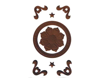 Furniture Appliques 2 3D model