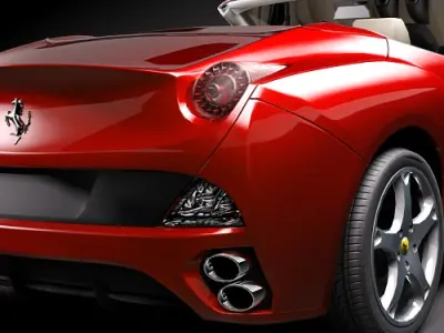 Ferrari California midp 3D model