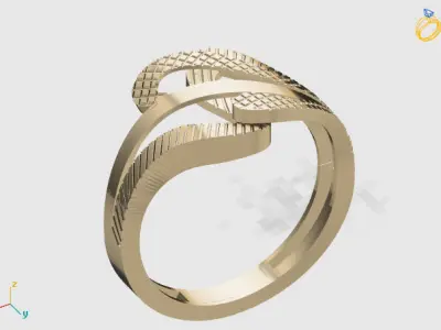 Women Plain Ring STL Models Womens Ring 3dmodels 3D print model 3D print model 23