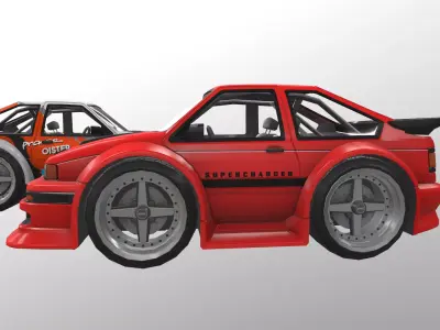 APEXGT85 car Low-poly 3D model