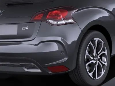 Citroen DS4 2016 VRAY 3D model
