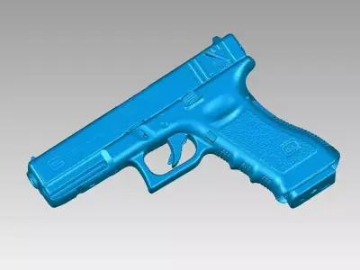 Real Glock 18C Replica 3D Scan 3D model
