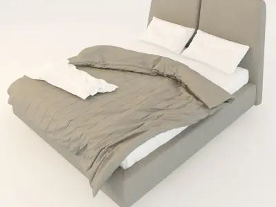 Nakts Mebeles Twins bed 3D model