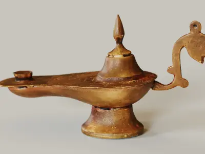 Antique Decoration Set 3D Model Collection