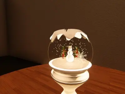 Snowball Glass 3D model