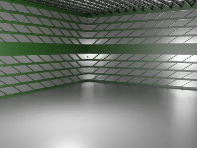  Hangar Interior Low-poly 3D model buy