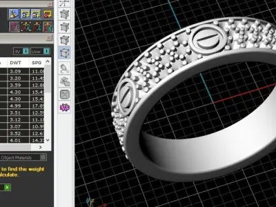 RING car size  6 dot 5 3D print model