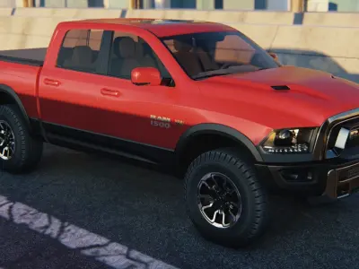 Dodge Ram 1500 3d model 2015 3D model