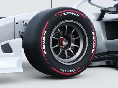 Super Formula Template 2022 3D model
