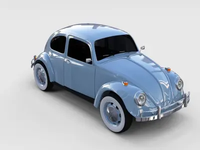 VW Beetle rev 3D model