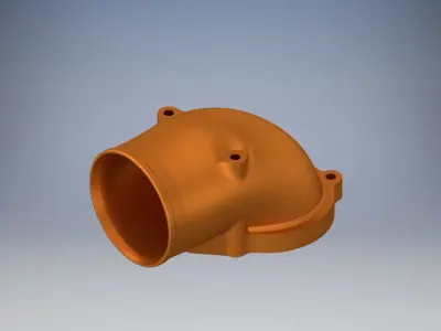 C20xe Powercap 80 mm no fitting RIGHT PIPE  3D print model