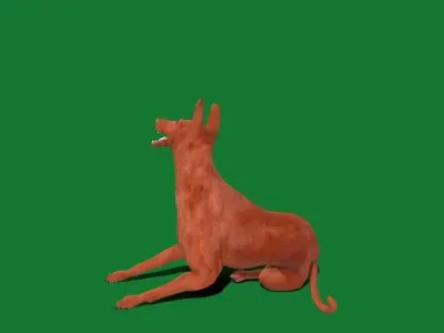 Pharaoh Hound Dog 3D model