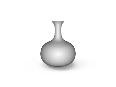 pot02 vase 3D print model