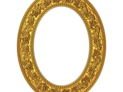 carved frame 3D model 84