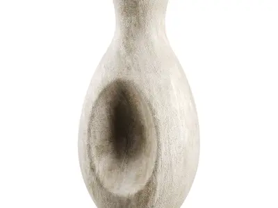 Vase decor Low-poly 3D model 11