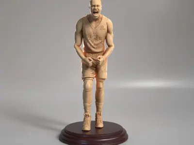 Scottie Barnes Statue - NBA Basketball Player Figurine  3D print model