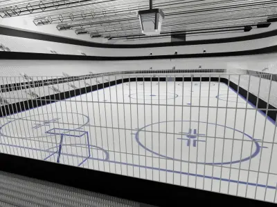 Ice Hockey Stadium 3D model