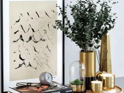 Decorative set 12 S 3D model