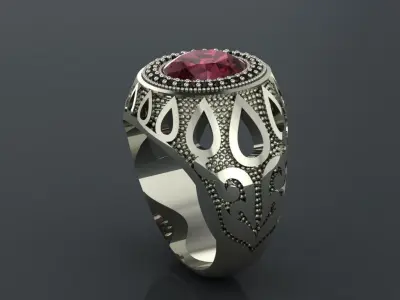 Men RiNG  EY011 3D print model
