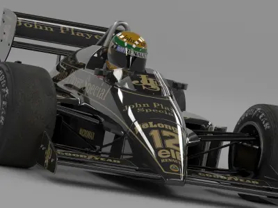 Lotus 98T Formula-1  3D model