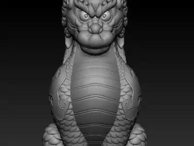 Cute beast decors 3D print model