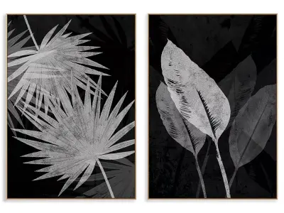 Abstract Painting Frame set 3D model 98