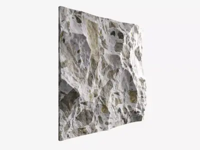 421-RockPanel rock wall 3D model
