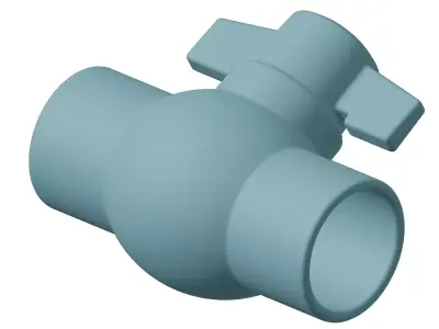 Plastic Exquisite Pipe Knob Toy 3D model