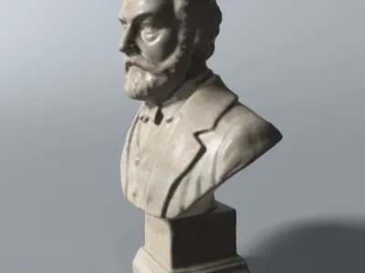 Victor Hugo 3D model