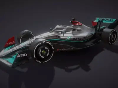 F1 2022 Mercedes  3D model