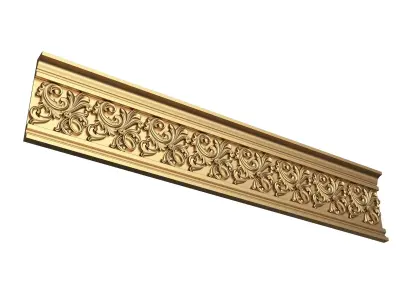 Cornice Decoration Molding 046 Low-poly 3D model