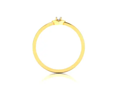 Women Engagement Ring 3dm STL FBX OBJ Render 3D print model order