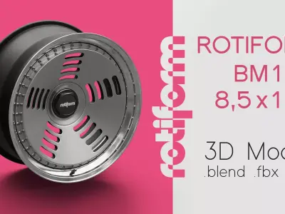 Rotiform BM1 Rim 3D Model 3D model