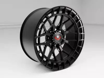 Vossen HFX-1 car ring Low-poly 3D model
