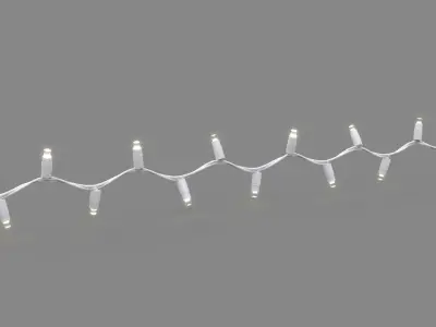 Christmas Lights String 3D model