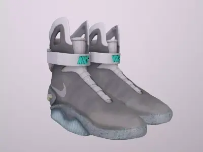 NIKE AIR MAG SHOES PBR Low-poly 3D model