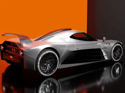 Hyper car  3D model