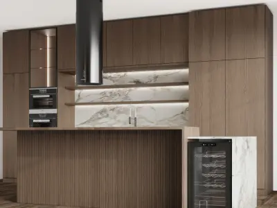 Kitchen 076 3D model