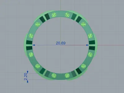 men ring 401006 3D print model
