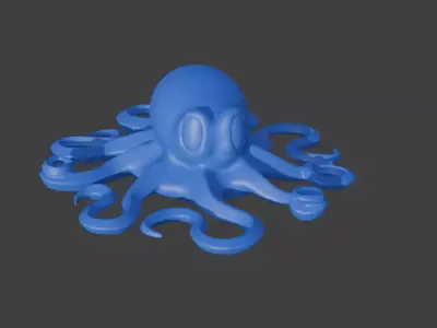 octopus 3D print model purchase