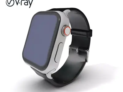Smartwatch Classic Design Model Pack Low-poly 3D model