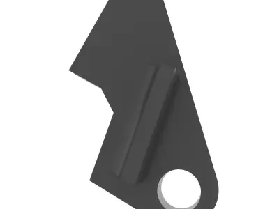 NISSAN PRIMERA P12 Armrest Latch 3D print model