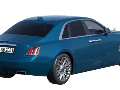 Ghost 2025 luxury car 3D model