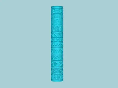 Texture Roll 31 - Mexican Positive - Fondant Decoration Maker 3D print model