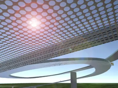 Sky Track  The Gordian Knot Low-poly 3D model